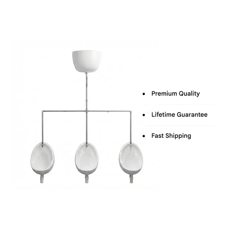 Exposed Urinal Pack with Ceramic Cistern 1,2,3 or 4 Bowl