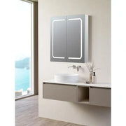Faye 600mm 2 Door LED Mirrored Cabinet