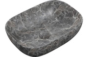 Flair 460x330mm Resin Countertop Washbowl - Grey Marble Effect