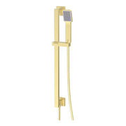 Florida Square Riser Rail Kit w/Elbow & Handset - Brushed Brass