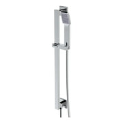 Florida Square Riser Rail Kit w/Elbow & Handset - Chrome