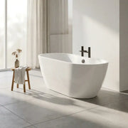 Frontline Florence 1655mm Luxury Freestanding Bath | Double-Ended with Integrated Tap Ledge | High-H