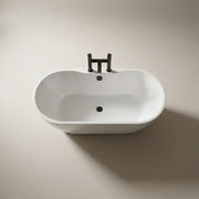 Frontline Florence 1655mm Luxury Freestanding Bath | Double-Ended with Integrated Tap Ledge | High-H