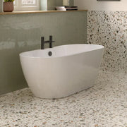 Frontline Florence 1655mm Luxury Freestanding Bath | Double-Ended with Integrated Tap Ledge | High-H