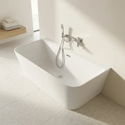 Frontline Mono Luxury 1700 x 800mm Back to Wall Freestanding Bath | Thin Edge Design