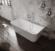 Frontline Mono Luxury 1700 x 800mm Back to Wall Freestanding Bath | Thin Edge Design