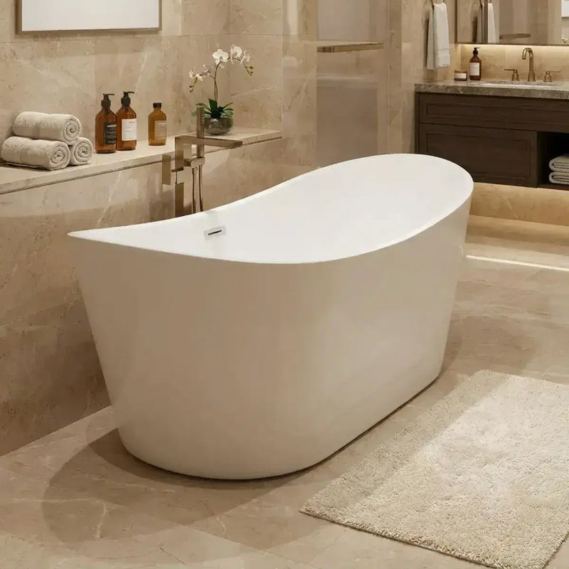 Gemini Modern Freestanding Bath 1700 x 780mm - Grey