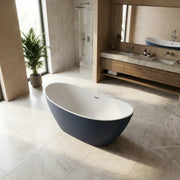 Gemini Modern Freestanding Bath 1700 x 780mm - Grey