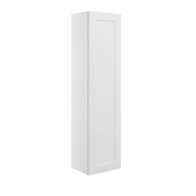 Genevieve Matt White Wall Hung 1 Door Tall Unit