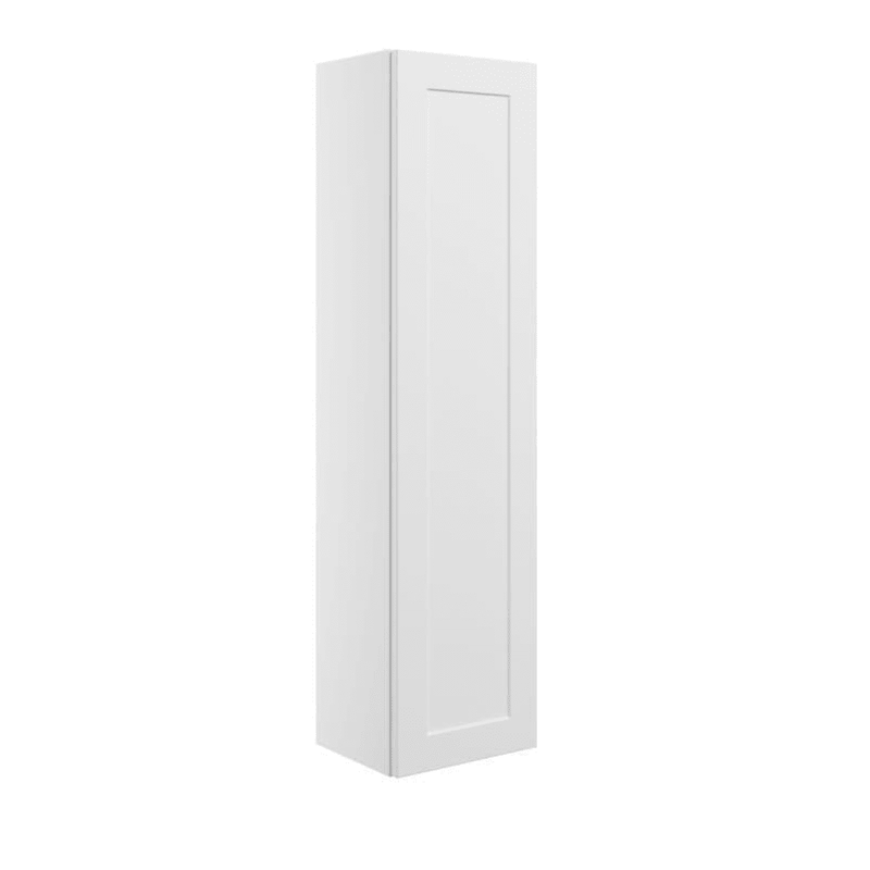 Genevieve Matt White Wall Hung 1 Door Tall Unit