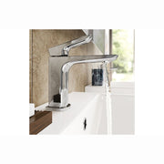 Genoa Basin Mixer Tap and Click Clack Waste, Chrome