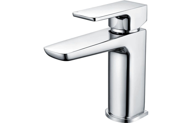 Genoa Basin Mixer Tap and Click Clack Waste, Chrome