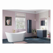 Genoa Bath Shower Mixer Tap, Brushed Brass, Modern Lever Style