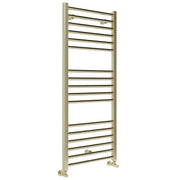 Grena Straight Ladder Radiator 500 x 1200mm, Brushed Brass