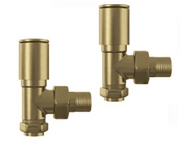 Grena Straight Ladder Radiator 500 x 1200mm, Brushed Brass