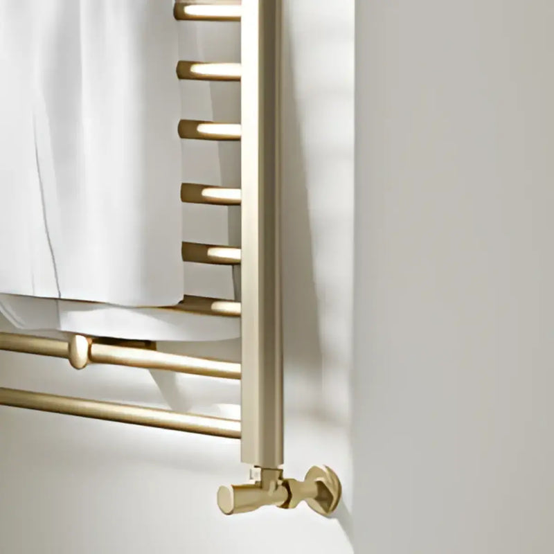 Grena Straight Ladder Radiator 500 x 1200mm, Brushed Brass