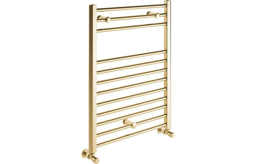Grena Straight Ladder Radiator 500 x 800mm, Brushed Brass