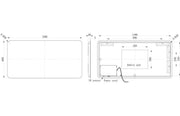 Harune 1200x600mm Rectangle Back-Lit LED Mirror