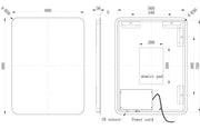 Harune 600x800mm Rectangle Back-Lit LED Mirror