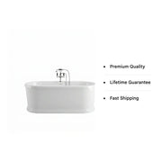 Holborn 1800 x 850mm Traditional Freestanding Tub | Luxury Double Ended Bath