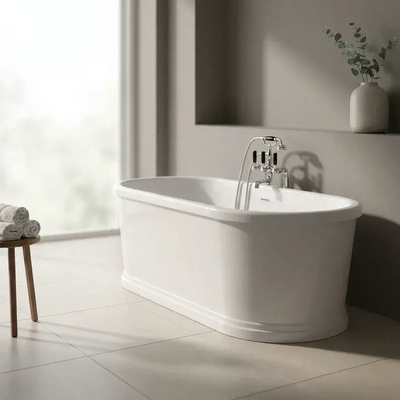 Holborn 1800 x 850mm Traditional Freestanding Tub | Luxury Double Ended Bath