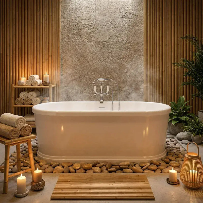 Holborn 1800 x 850mm Traditional Freestanding Tub | Luxury Double Ended Bath