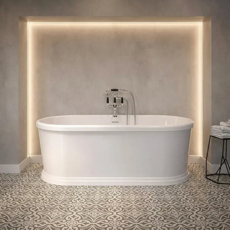 Holborn 1800 x 850mm Traditional Freestanding Tub | Luxury Double Ended Bath