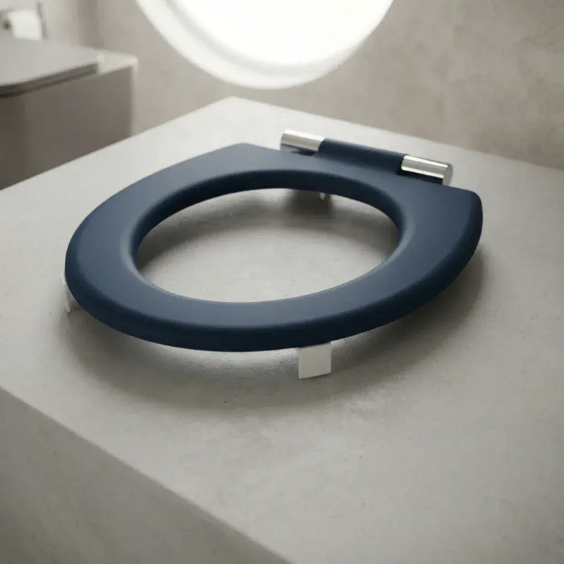 I.Care Ring Toilet Seat with Buffer, Blue or White