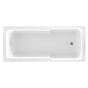 IBath Shower Bath with Bath Screen, Serpens Toilet, Vanity Unit, Shower & Taps Pack