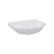 Icare 2 Tap Hole Floor Standing Basin Unit White