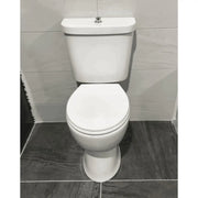 Icare Assist Bathroom Pack with Low Height Bath, Raised Height Toilet and 2 Tap Hole Vanity Unit
