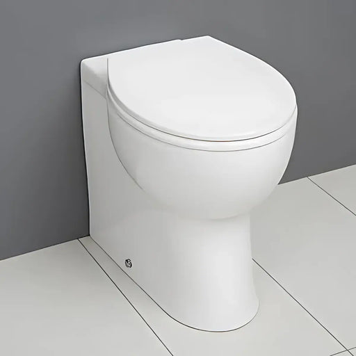 Icare Disabled Back To Wall Raised Height Toilet Pan and Seat