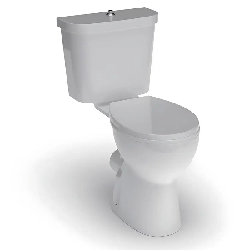Icare Disabled Close Coupled Raised Height Toilet & Soft Close Seat