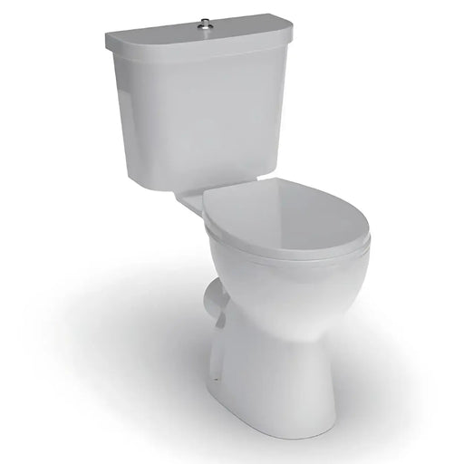 Icare Disabled Close Coupled Raised Height Toilet with Extra Long Pan & Soft Close Seat