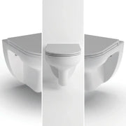Icare Disabled Wall Hung Toilet Pan and Seat