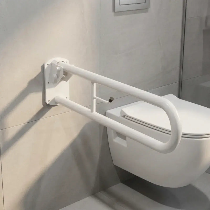 iCare Hinged Swing Arm 800mm - Gloss White