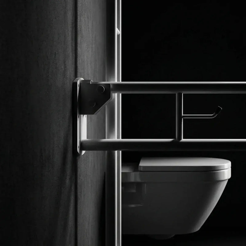 iCare Hinged Swing Arm 800mm - Gloss White
