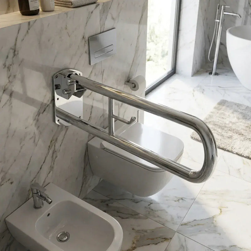 iCare Hinged Swing Arm 800mm - Stainless Steel