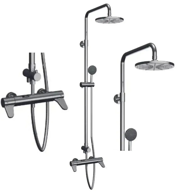 ICare Shower Bathroom Pack, Raised Toilet, Chair, Shower, Basin and Basin Mixer