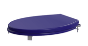 Icare Soft Closing Toilet Seat (White or Blue), Heavy duty - Blue