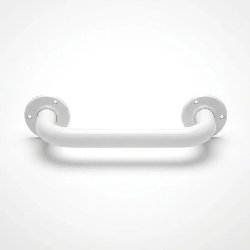 Icare Straight 300mm Grab Rail, Gloss White - Stainless Steel