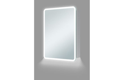 Icari 500mm 1 Door LED Mirrored Cabinet