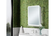 Icari 500mm 1 Door LED Mirrored Cabinet