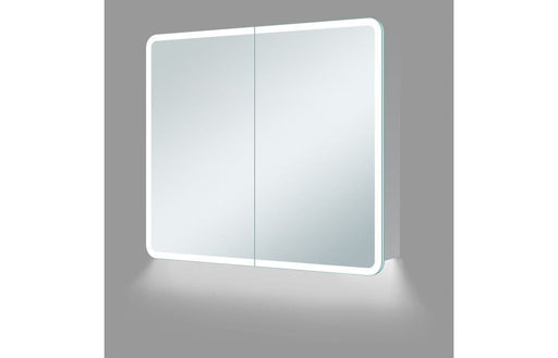 Icari 600mm 2 Door LED Mirrored Cabinet