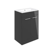 L Shape Shower Bath Pack with Toilet, 2 Door Basin Unit, Taps and Shower