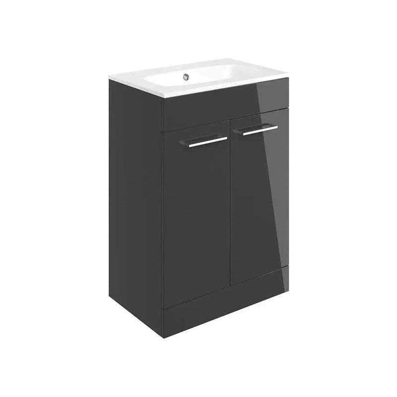 L Shape Shower Bath Pack with Toilet, 2 Door Basin Unit, Taps and Shower