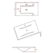 L Shaped Bath Vanity Pack with Black Taps, Dual Head Shower & Accessories