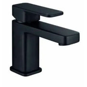 L Shaped Bath Vanity Pack with Black Taps, Dual Head Shower & Accessories