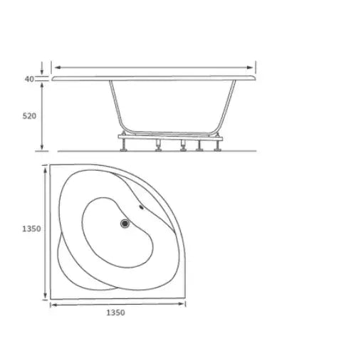 Lagune Corner Bath Pack with Toilet, 2 Door Basin Unit and Taps