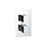 Land Square Concealed Shower Valve & Kit Pack 1 - Chrome